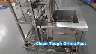 Presentiamo la pulizia ad ultrasuoni in acciaio inossidabile da 38 litri